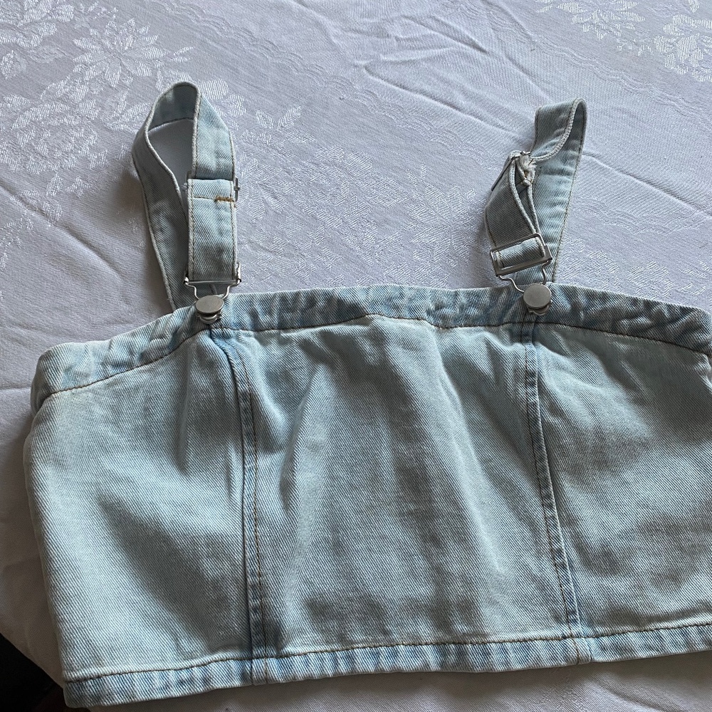 Blue Jean half top